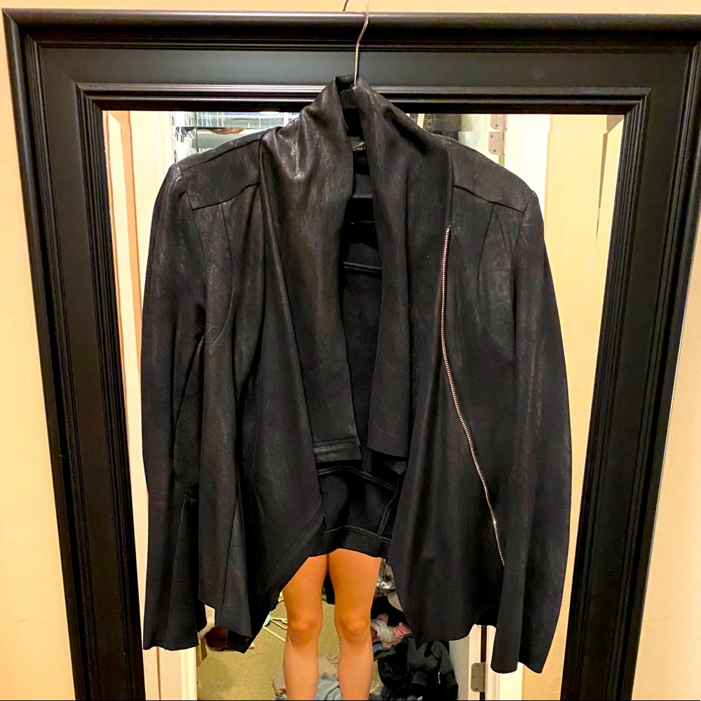 Zara faux leather/suede jacket